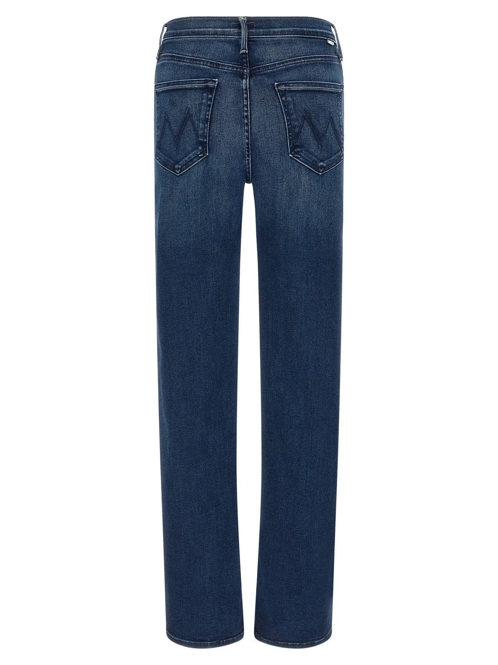 Mother Denim Mother Denim Blue Cotton Straight-Leg Jeans
