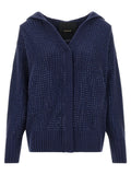 PINKO PINKO Blue Wool Cardigan