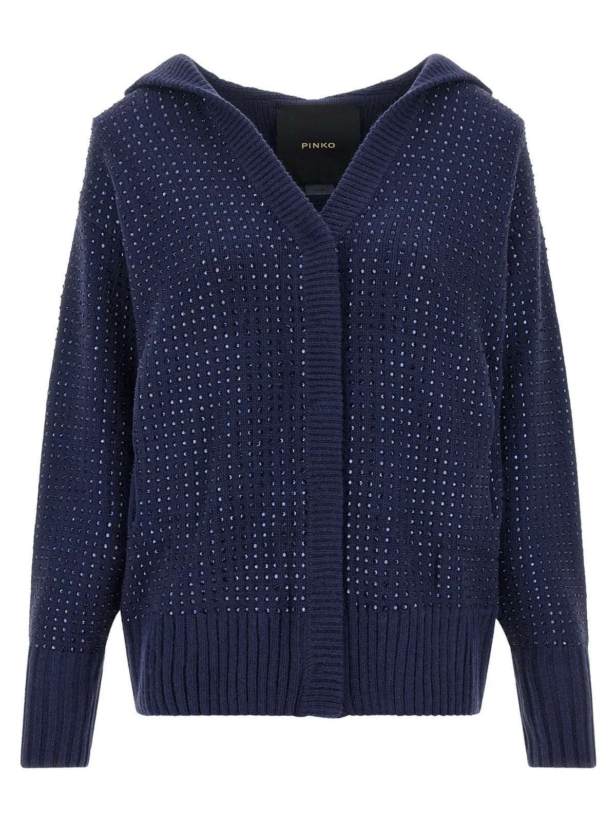 PINKO PINKO Blue Wool Cardigan