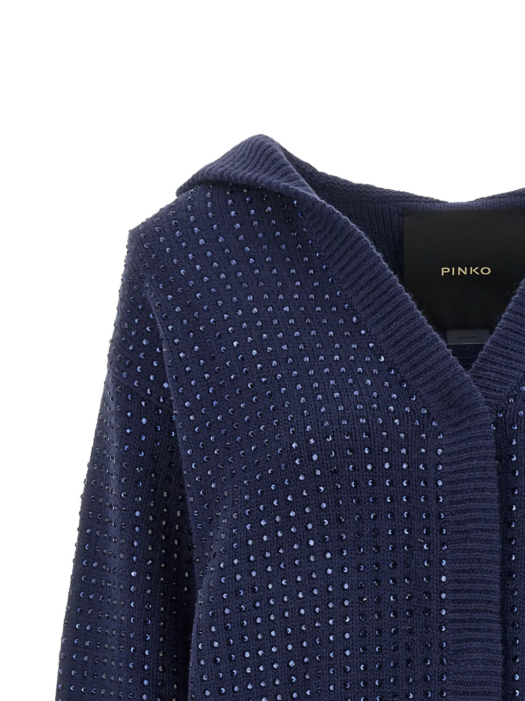 PINKO PINKO Blue Wool Cardigan