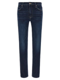 Mother Denim Mother Denim Blue Cotton Straight-Leg Jeans