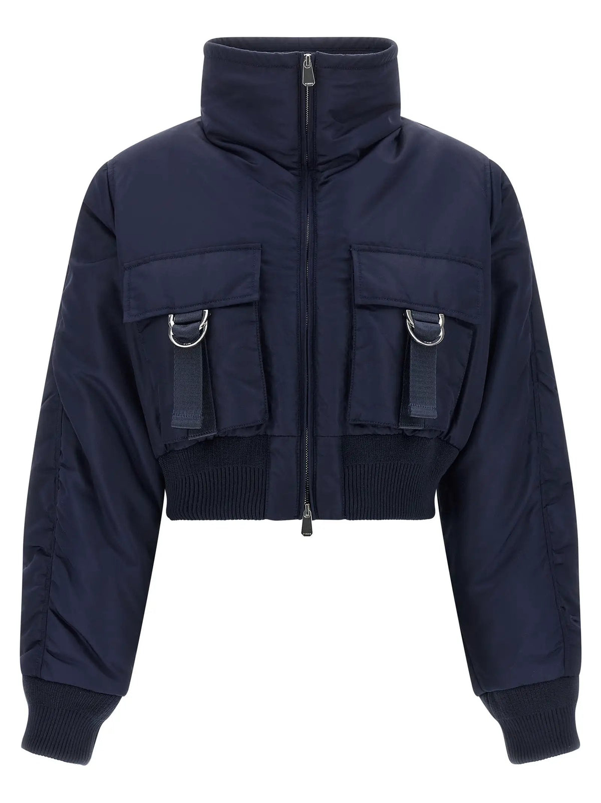 PINKO PINKO Blue Polyamide Bomber