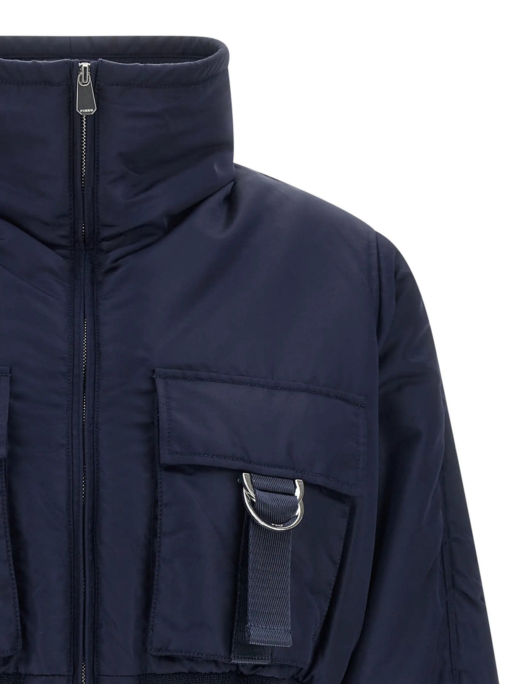 PINKO PINKO Blue Polyamide Bomber