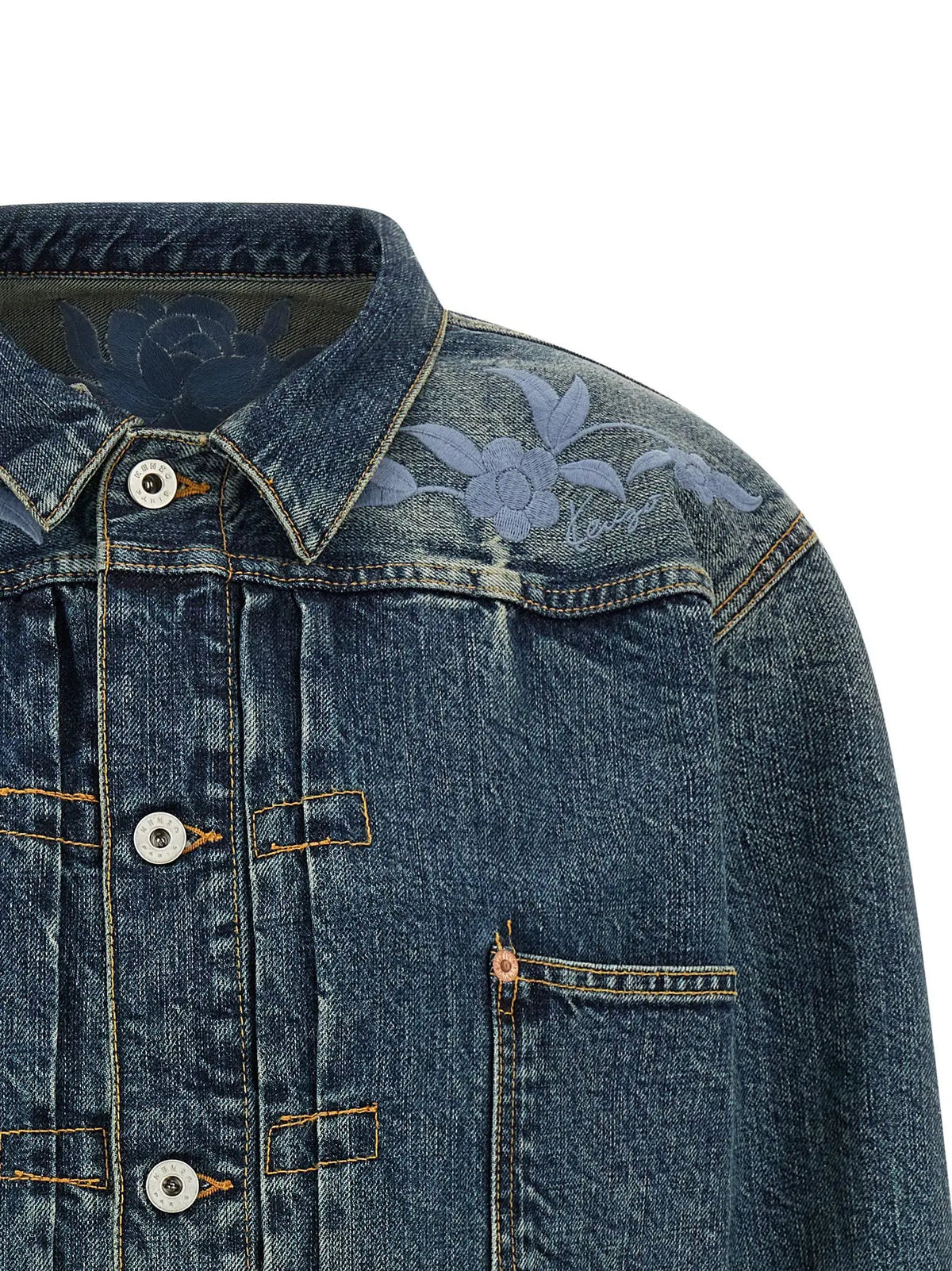 Kenzo Kenzo Blue Cotton Denim Jacket