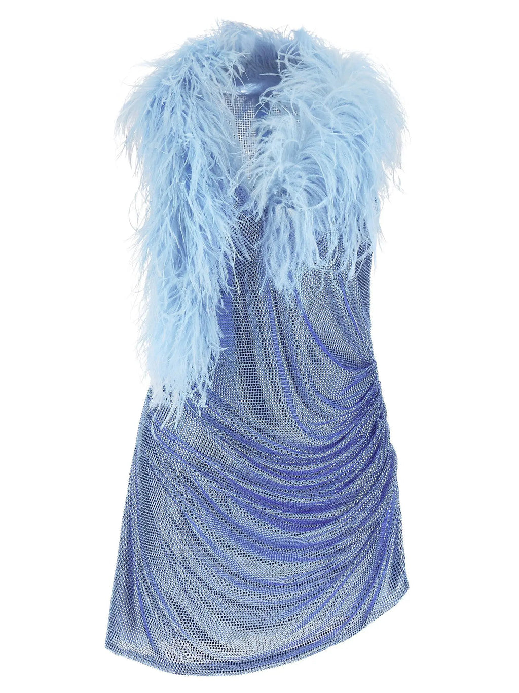 Giuseppe Di Morabito Giuseppe Di Morabito Blue Polyamide Cocktail Dress