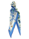 Ferragamo Ferragamo Blue Silk Foulard