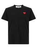 Comme Des Garçons Play Comme Des Garçons Play Black Cotton T-Shirt