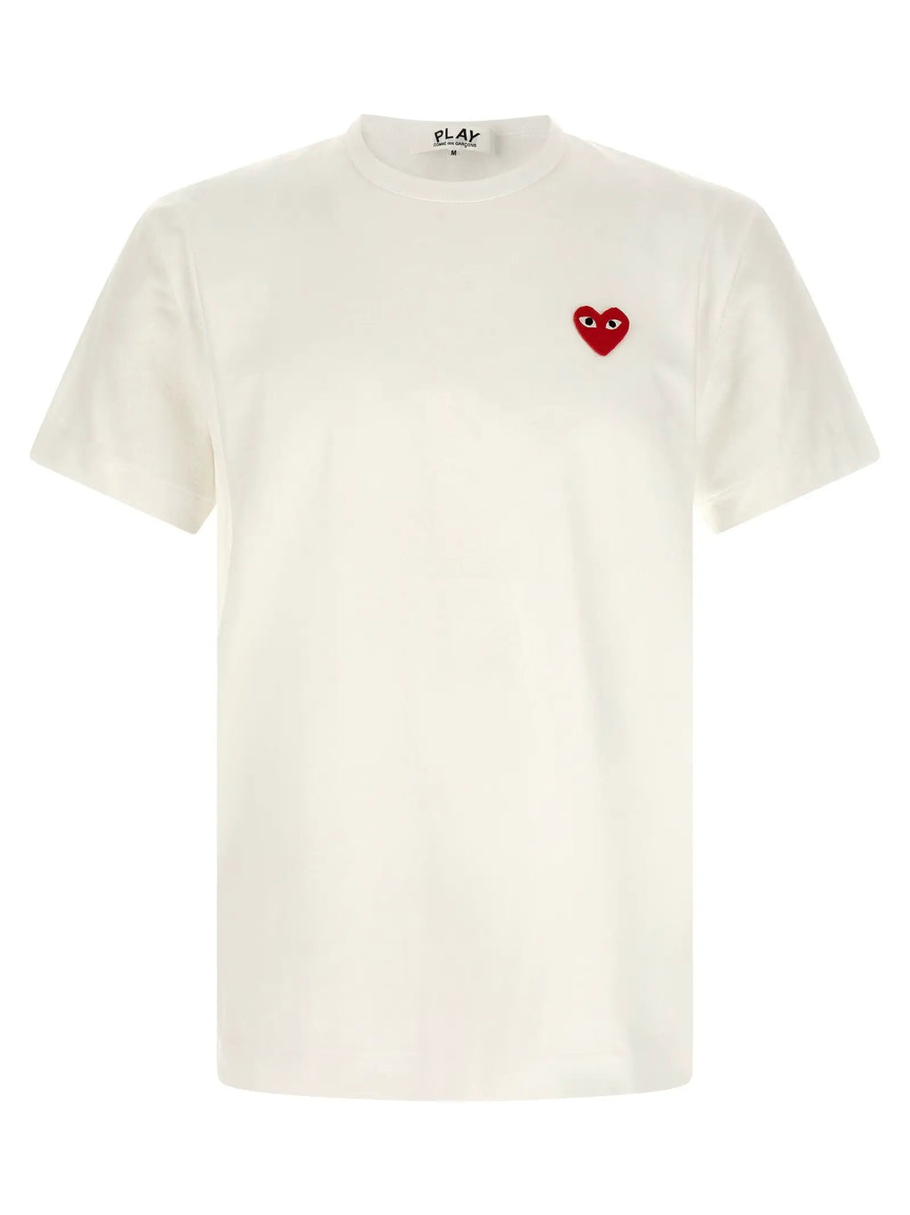 Comme Des Garçons Play Comme Des Garçons Play White Cotton T-Shirt