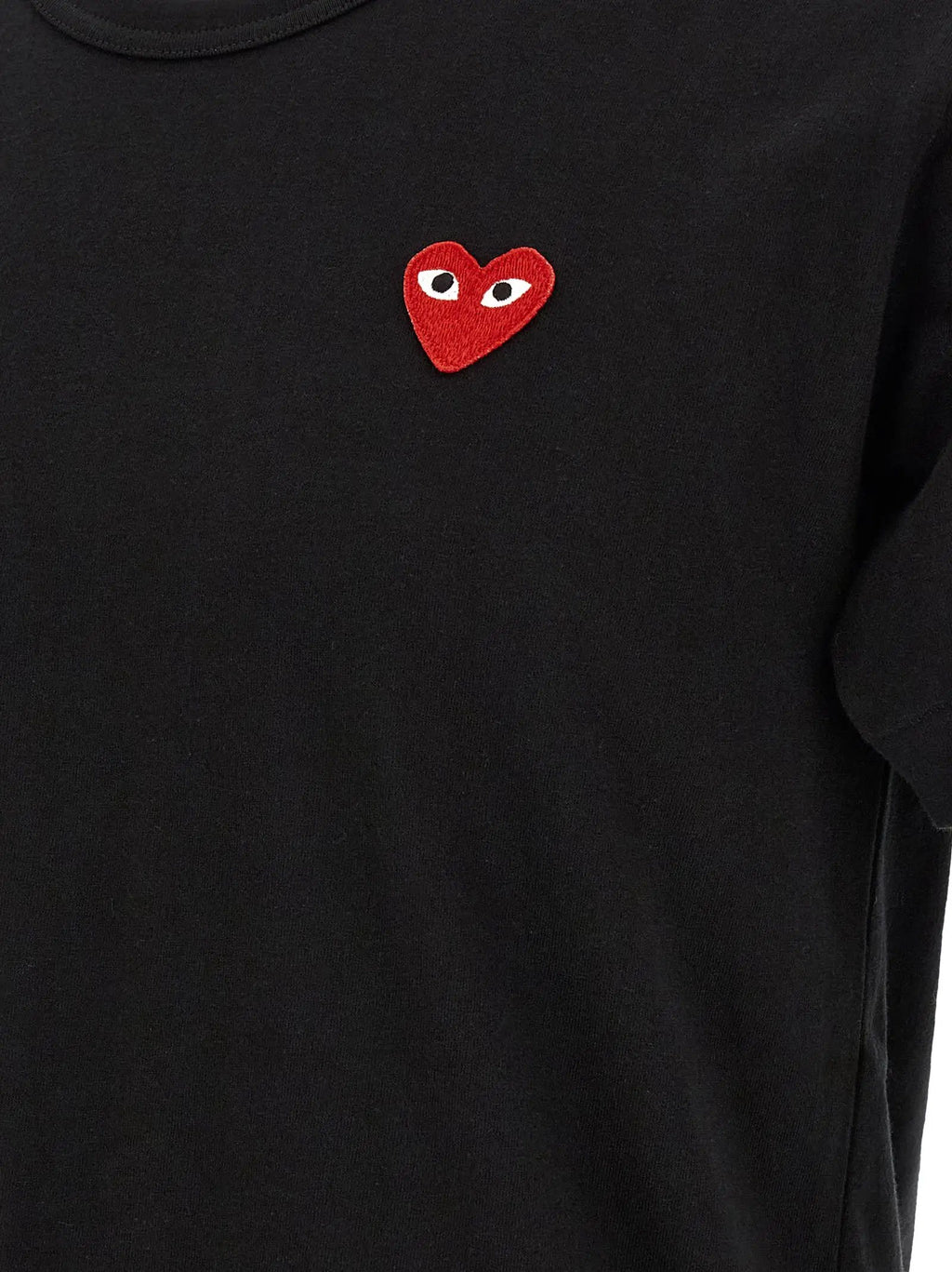 Comme Des Garçons Play Comme Des Garçons Play Black Cotton T-Shirt