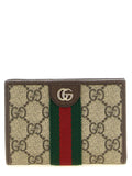Gucci Gucci Beige Polyethylene Cardholder