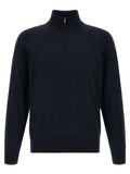 Hugo Boss Hugo Boss Blue Virgin Wool Cardigan