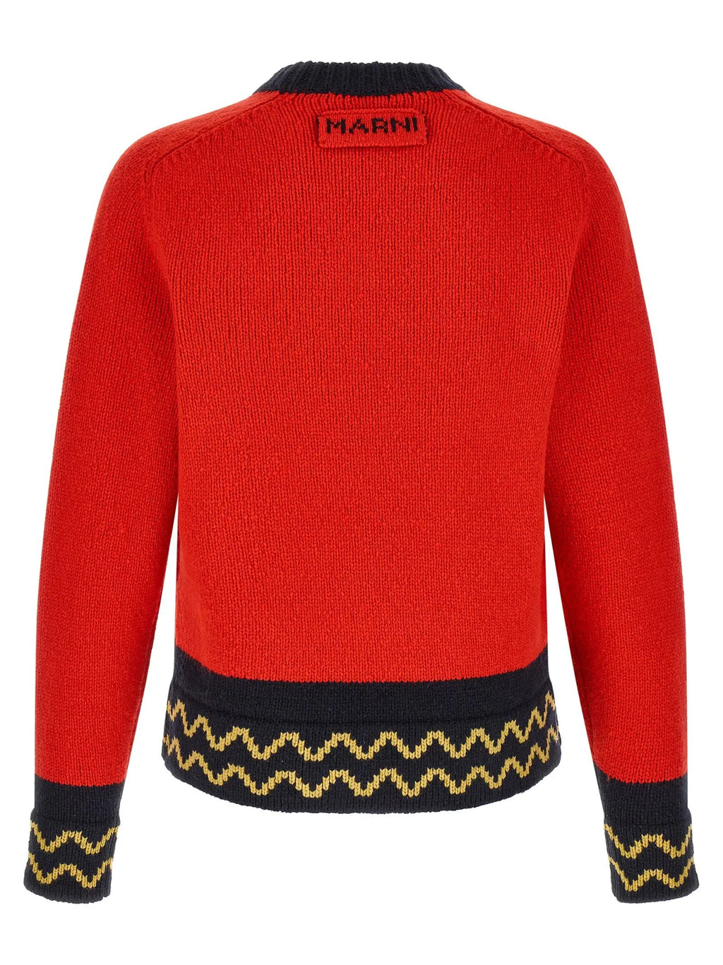 Marni Marni Red Wool Cardigan