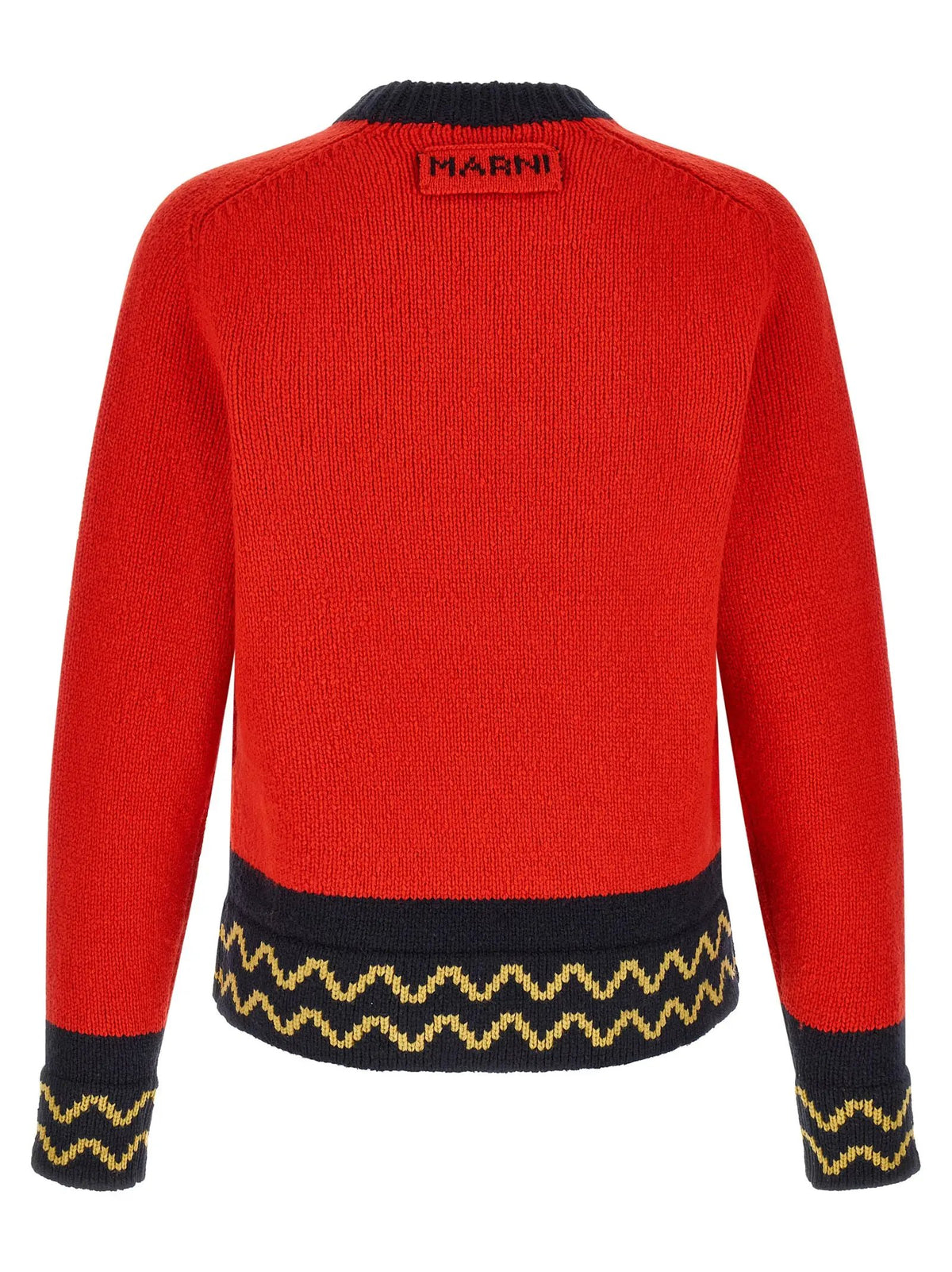 Marni Marni Red Wool Cardigan