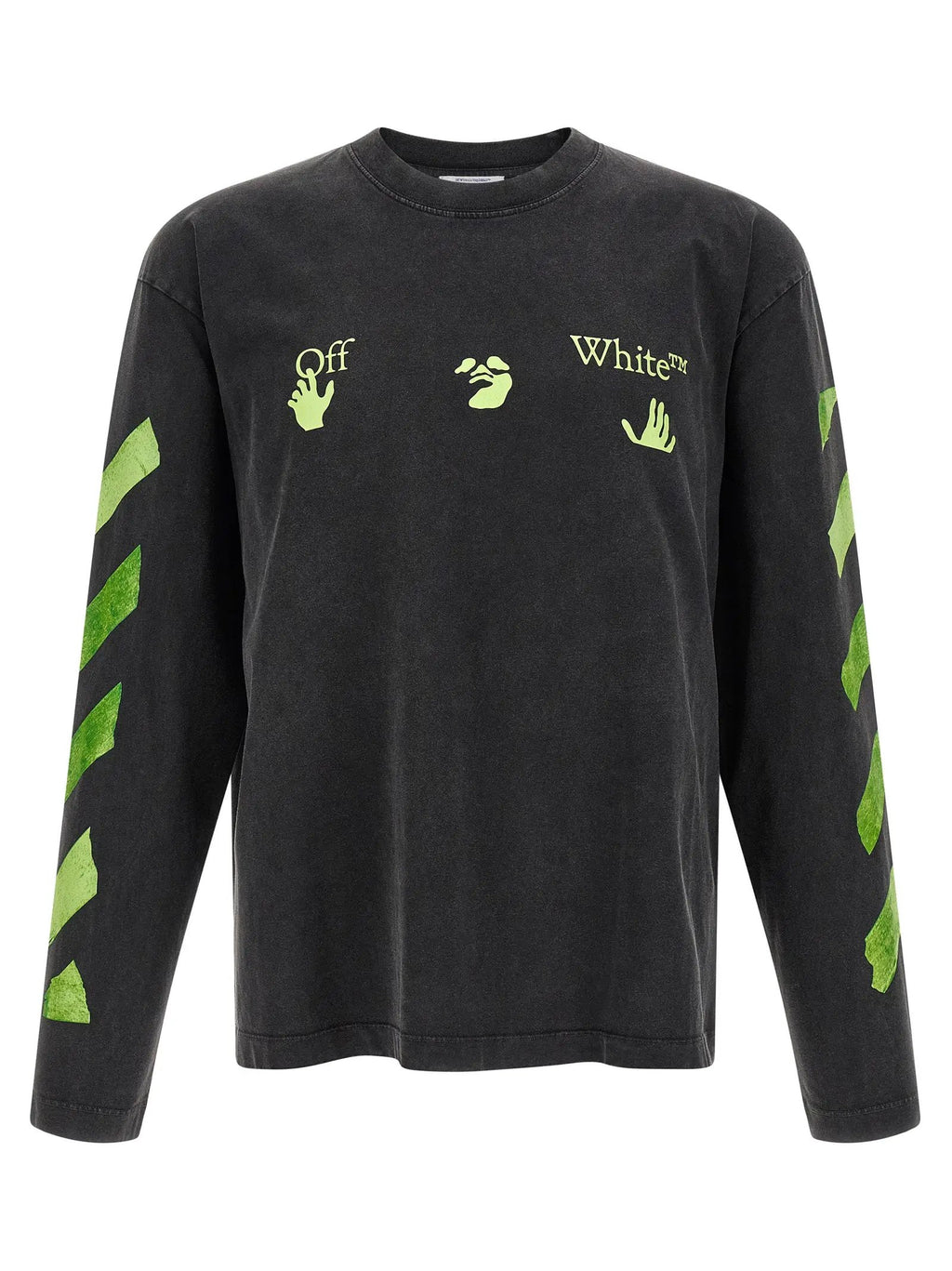 Off-White Off-White Black Cotton T-Shirt