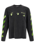 Off-White Off-White Black Cotton T-Shirt