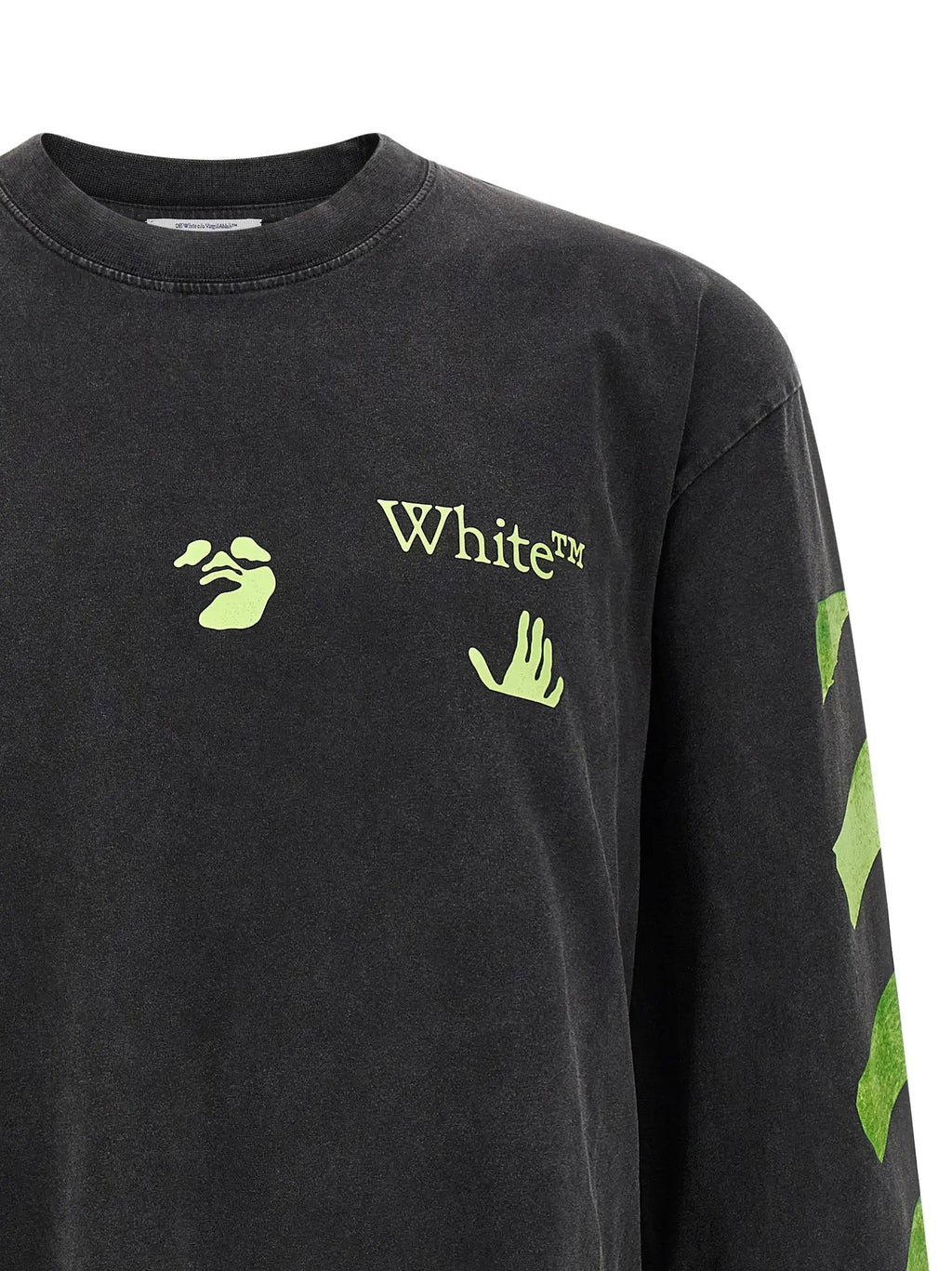 Off-White Off-White Black Cotton T-Shirt