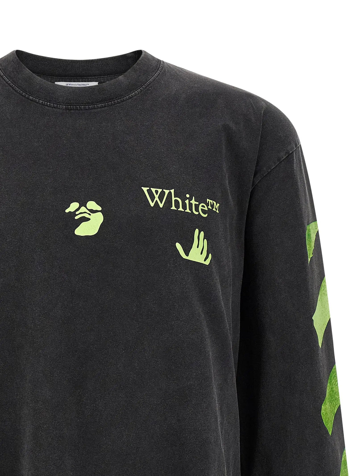 Off-White Off-White Black Cotton T-Shirt