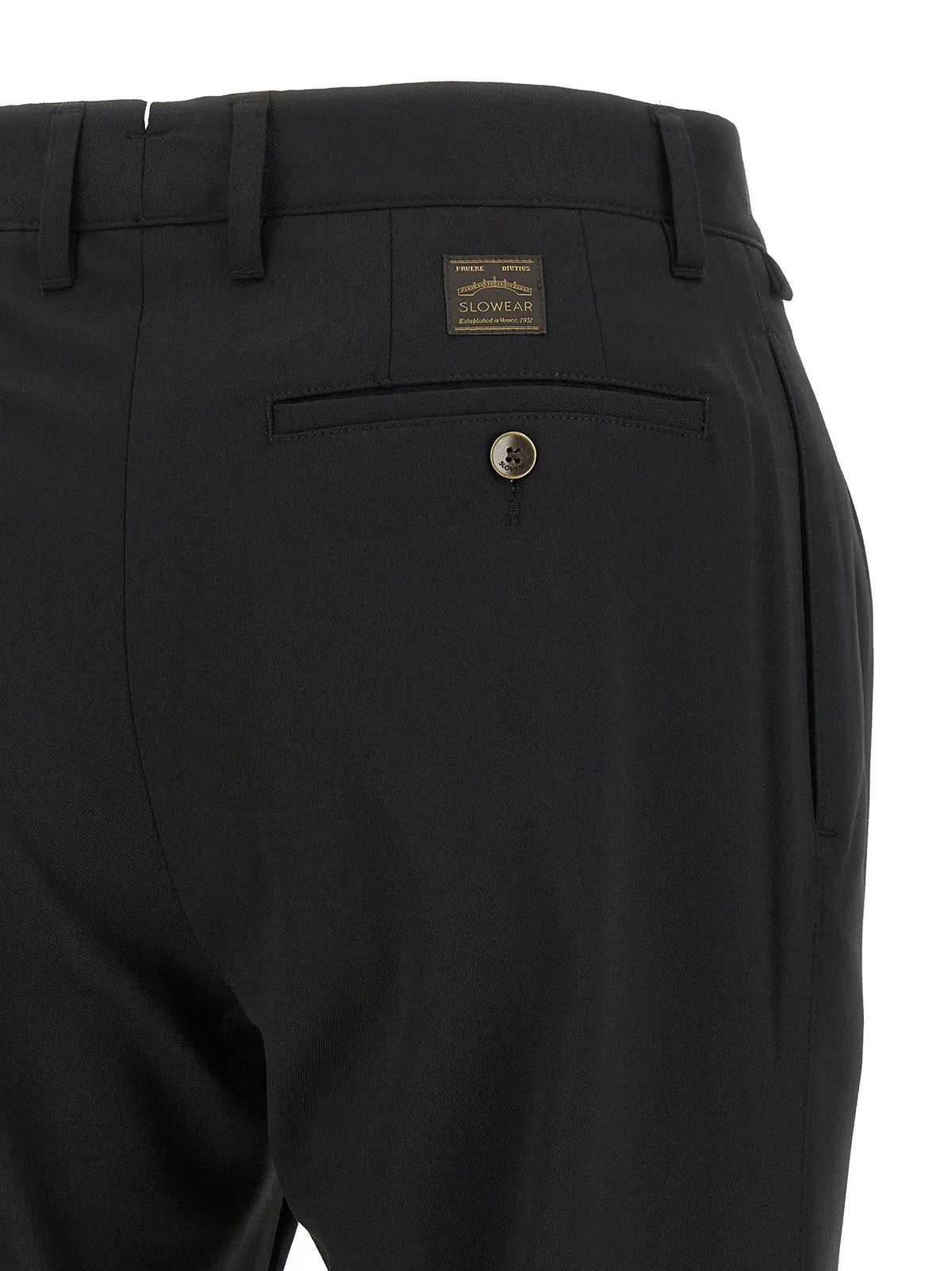 Incotex Incotex Black Polyester Dress Pants
