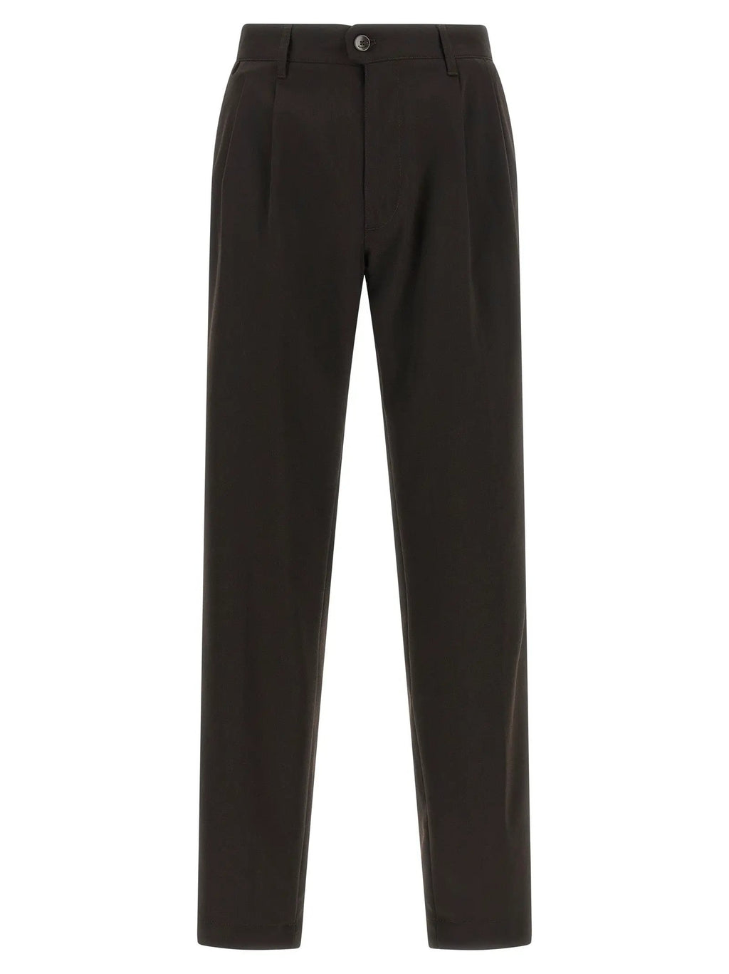 Incotex Incotex Brown Polyester Dress Pants