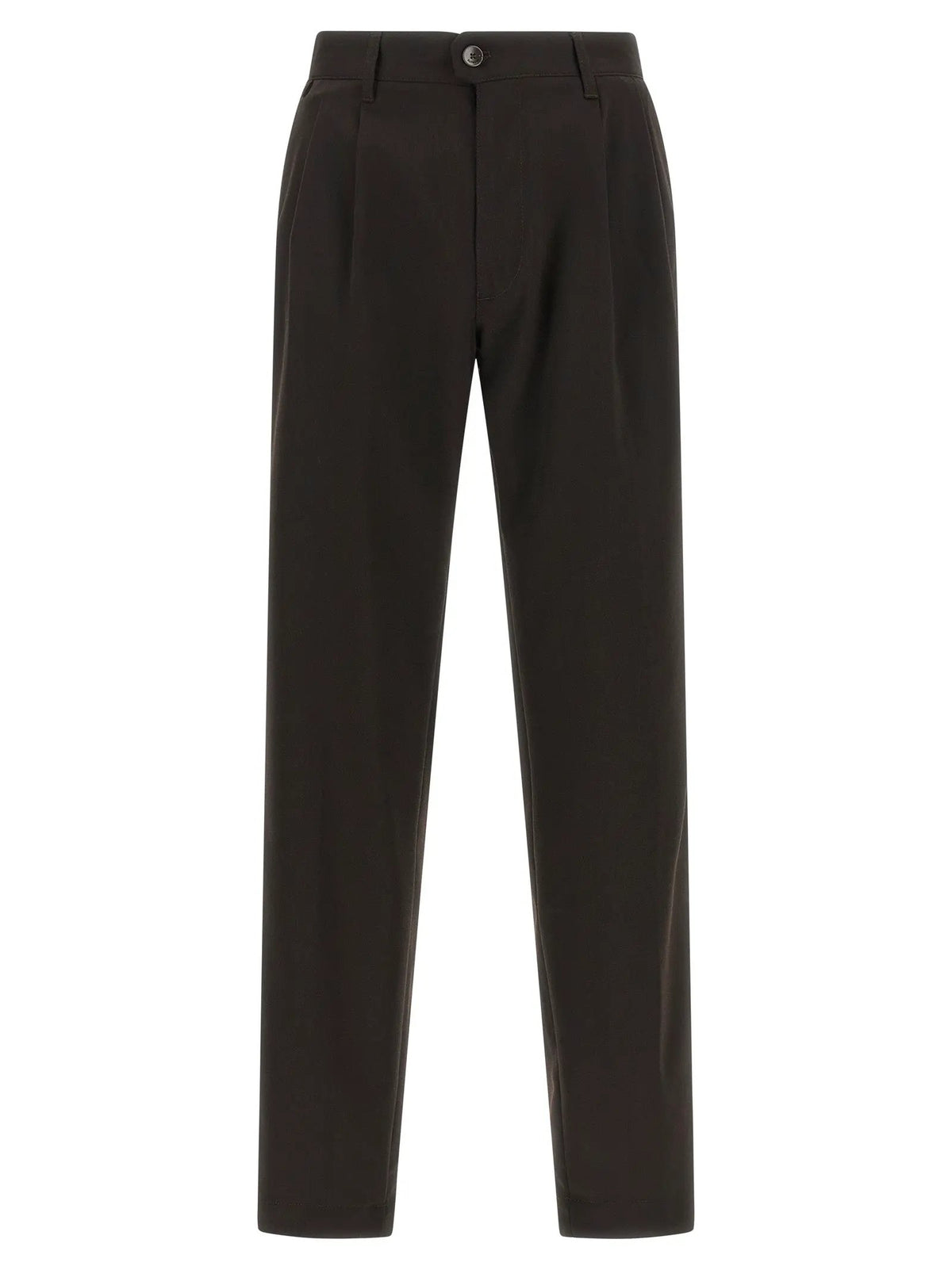 Incotex Incotex Brown Polyester Dress Pants