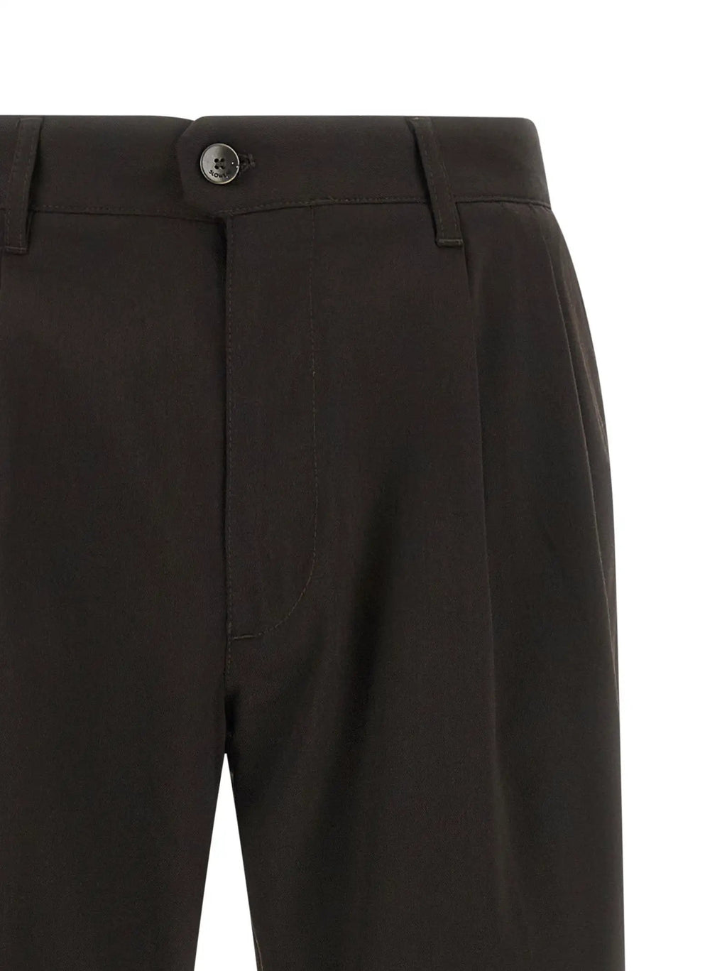 Incotex Incotex Brown Polyester Dress Pants