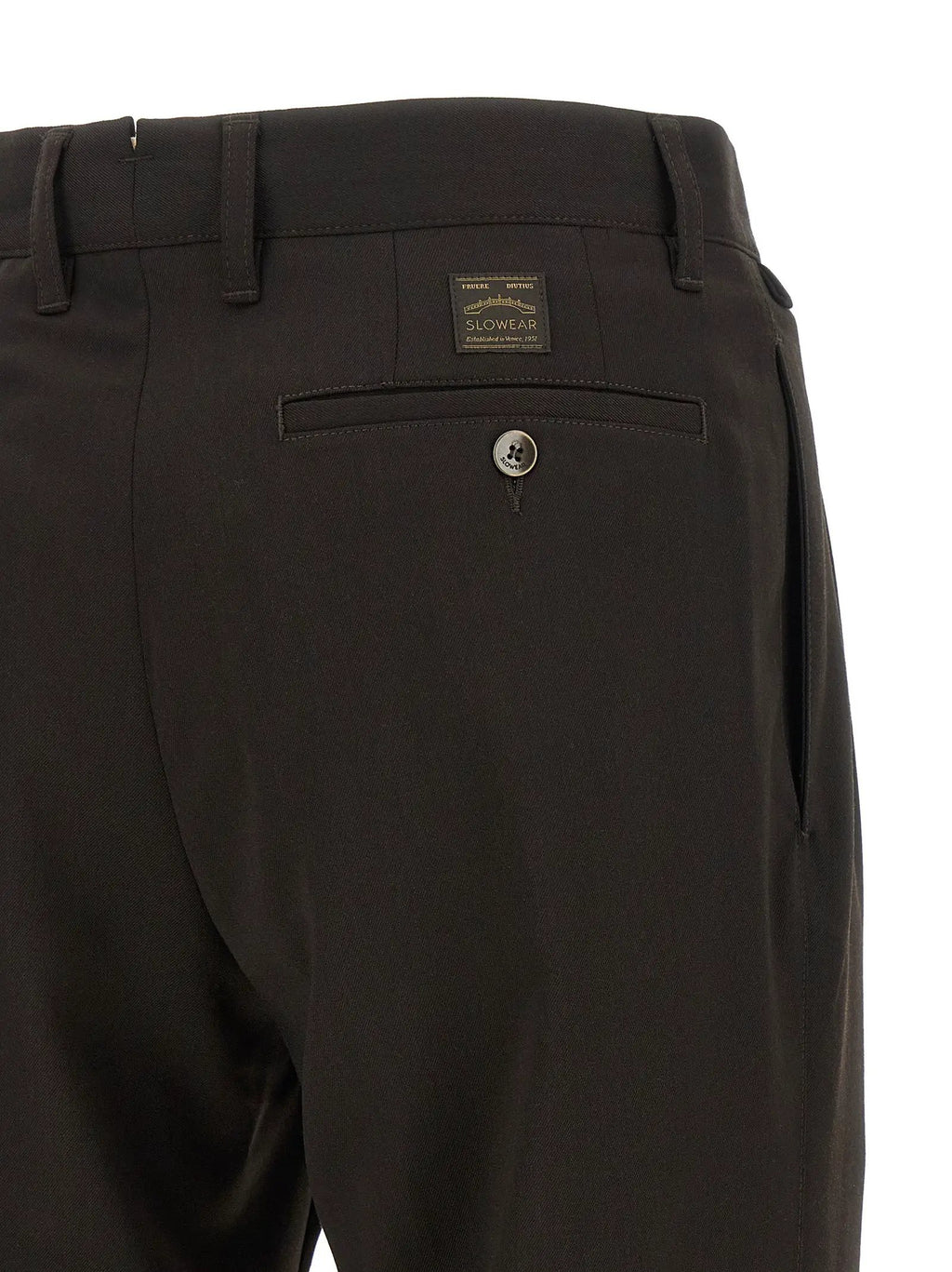 Incotex Incotex Brown Polyester Dress Pants