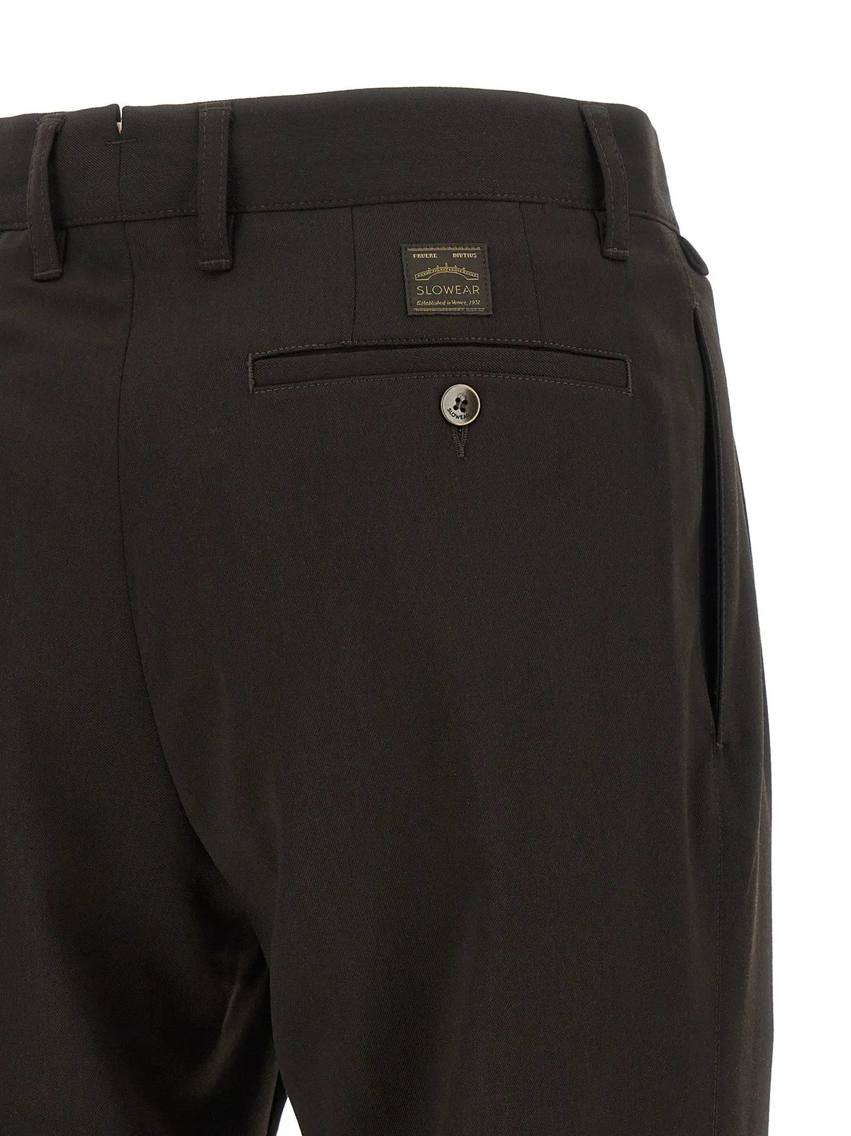 Incotex Incotex Brown Polyester Dress Pants