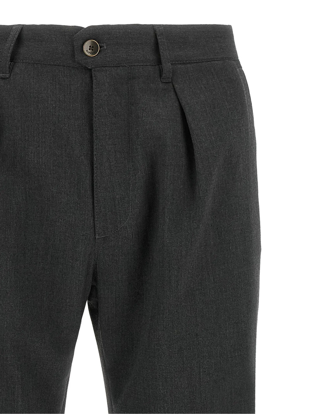 Incotex Incotex Gray Polyester Dress Pants