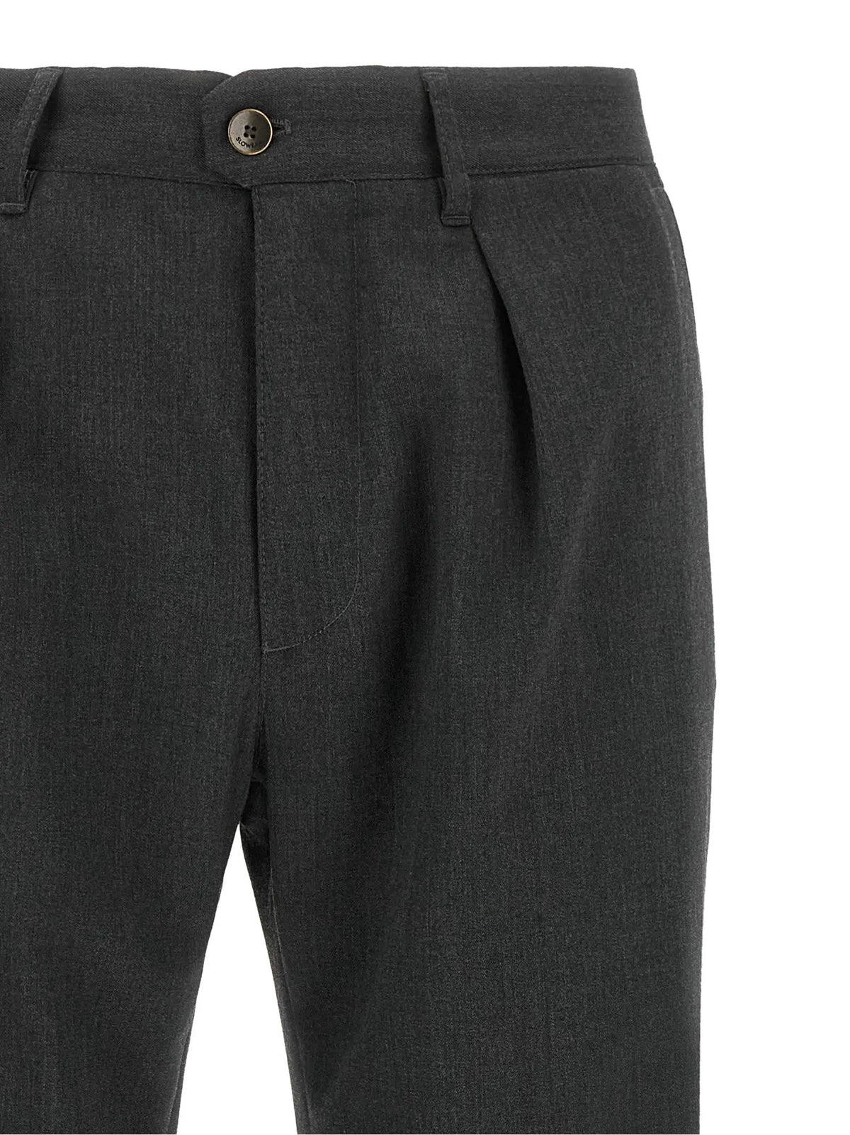 Incotex Incotex Gray Polyester Dress Pants