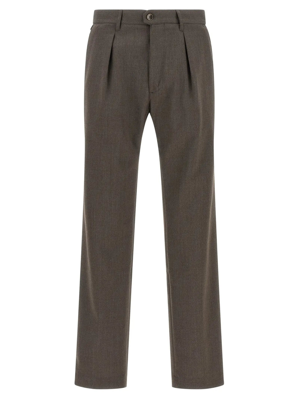 Incotex Incotex Brown Polyester Dress Pants