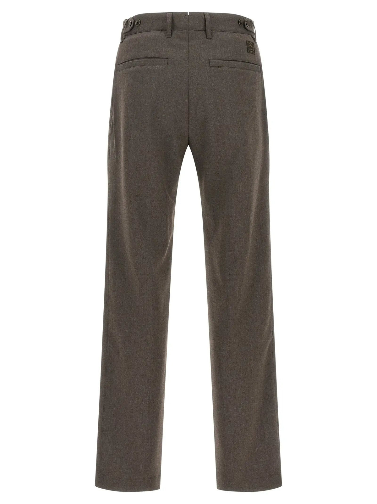 Incotex Incotex Brown Polyester Dress Pants