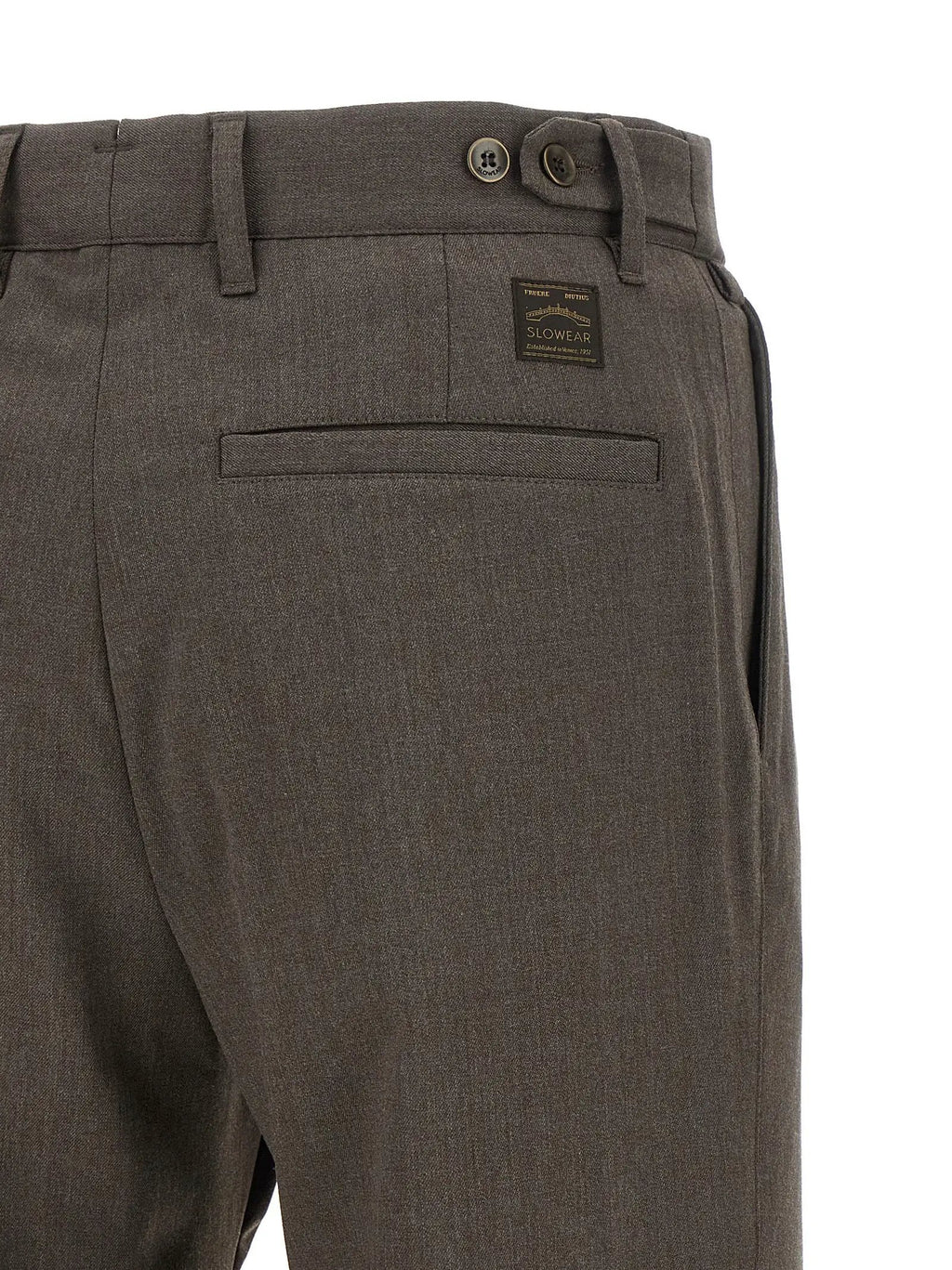 Incotex Incotex Brown Polyester Dress Pants