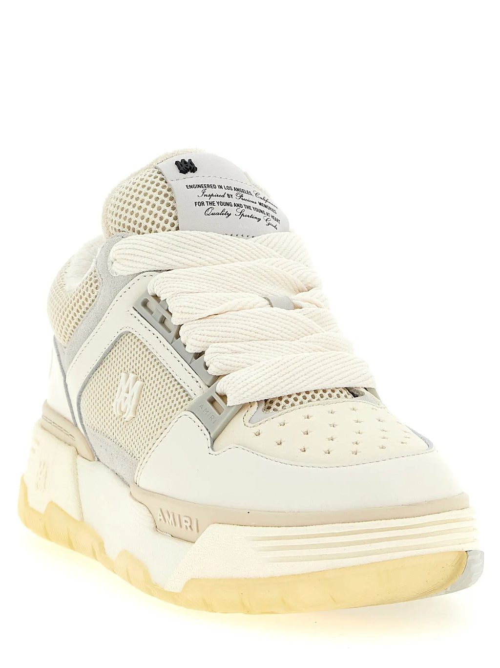 Amiri Amiri White Calfskin Chunky Sneakers