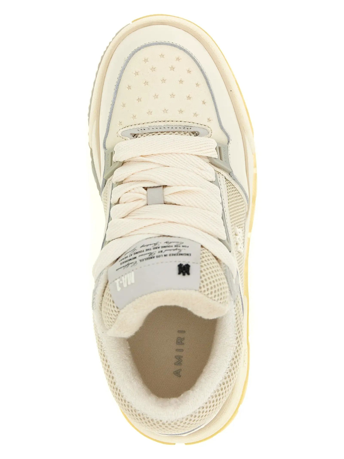 Amiri Amiri White Calfskin Chunky Sneakers