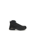 ROA ROA Black Rubber Lace-Up Boots