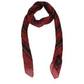 Foulard en coton rouge Burberry