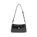 Vivienne Westwood Black Calf Leather Bos Taurus Shoulder Bag