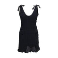 Alessandra Rich Black Cotton Casual Dress