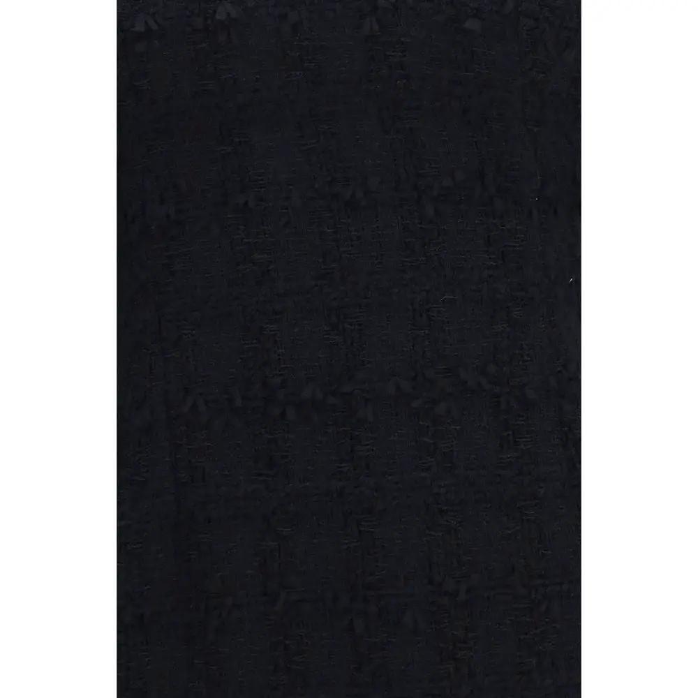 Alessandra Rich Black Cotton Casual Dress