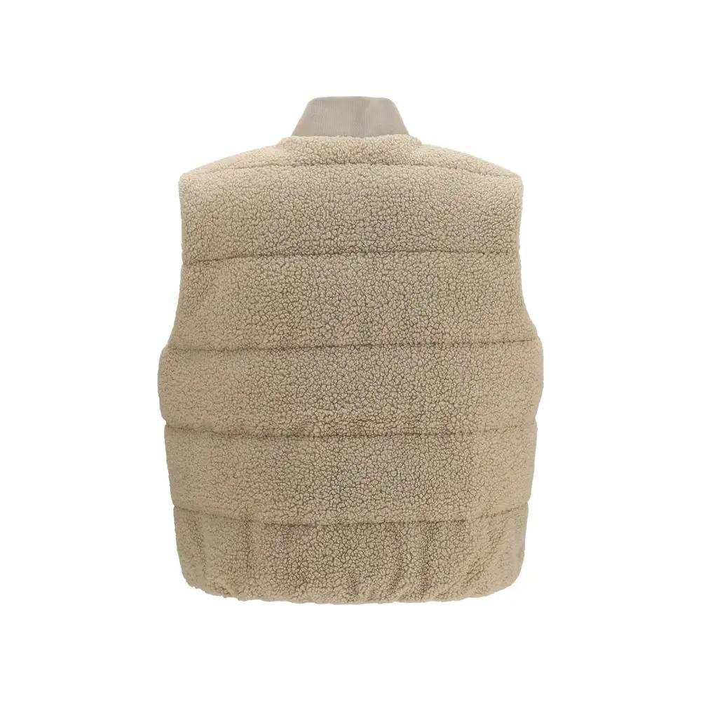 Parajumpers Beige Polyester Sleeveless Jacket