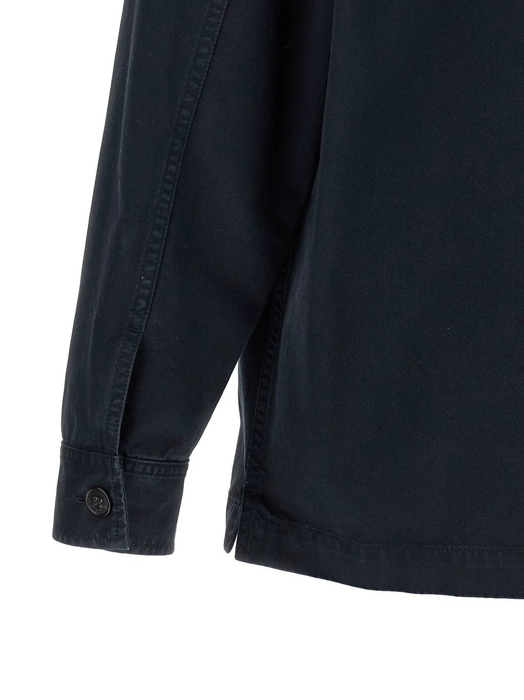 Saint Laurent Blue Cotton Blouse