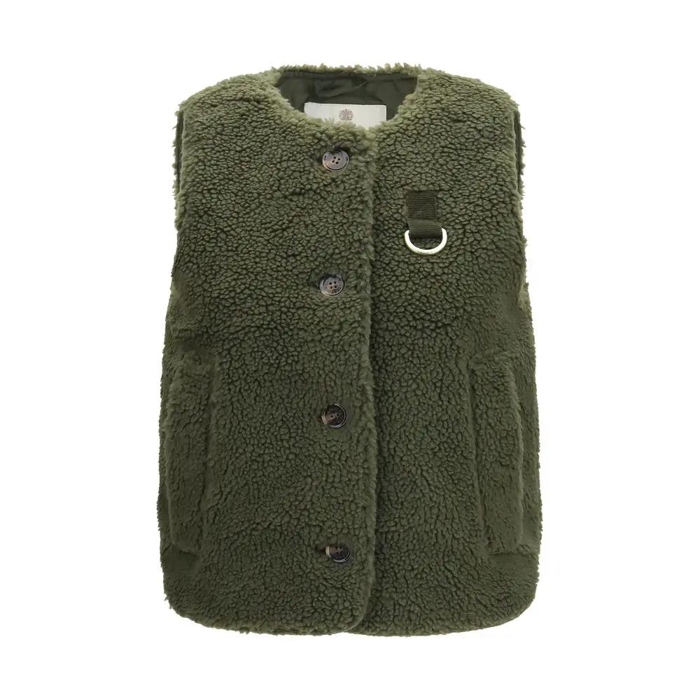 Barbour Bicolor Recycled Polyester Sleeveless Jacket