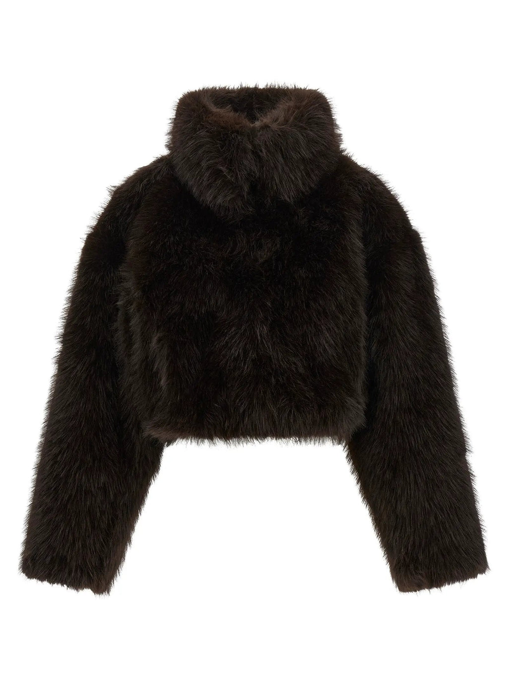 ROTATE BIRGER CHRISTENSEN Brown Polyester Coat
