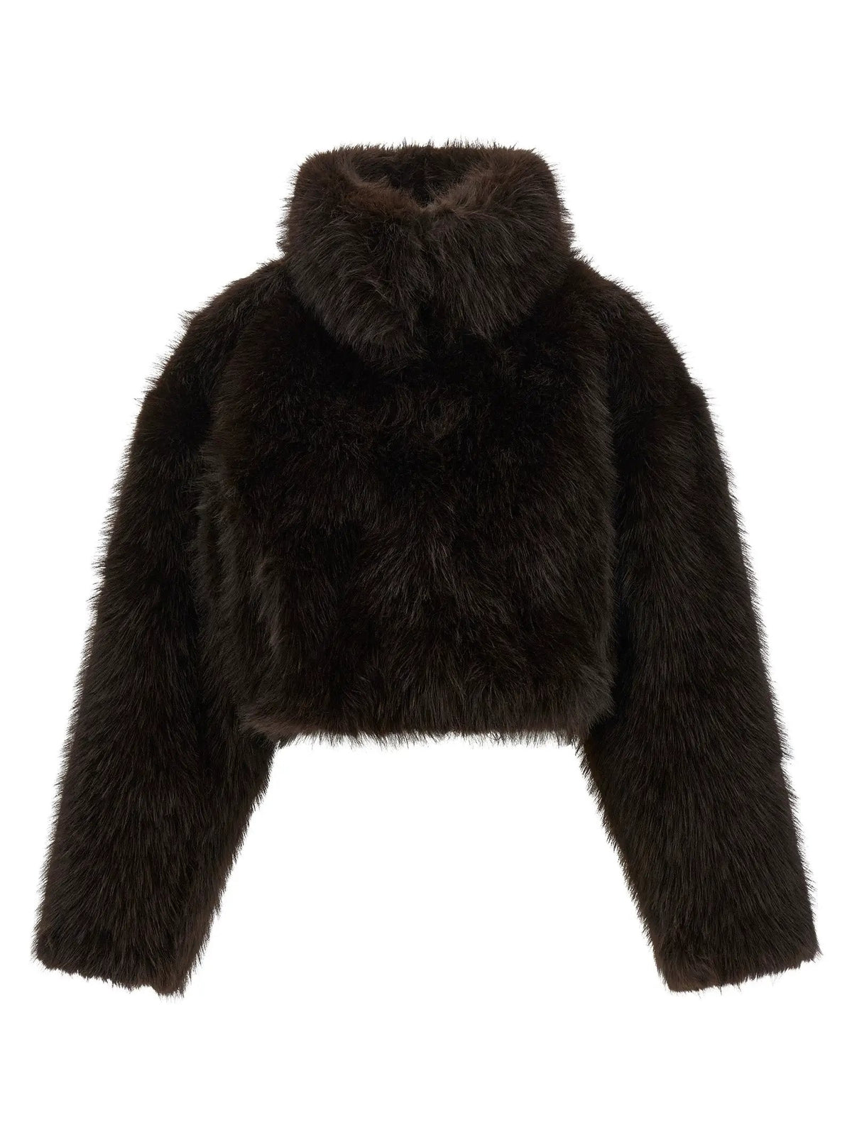 ROTATE BIRGER CHRISTENSEN Brown Polyester Coat