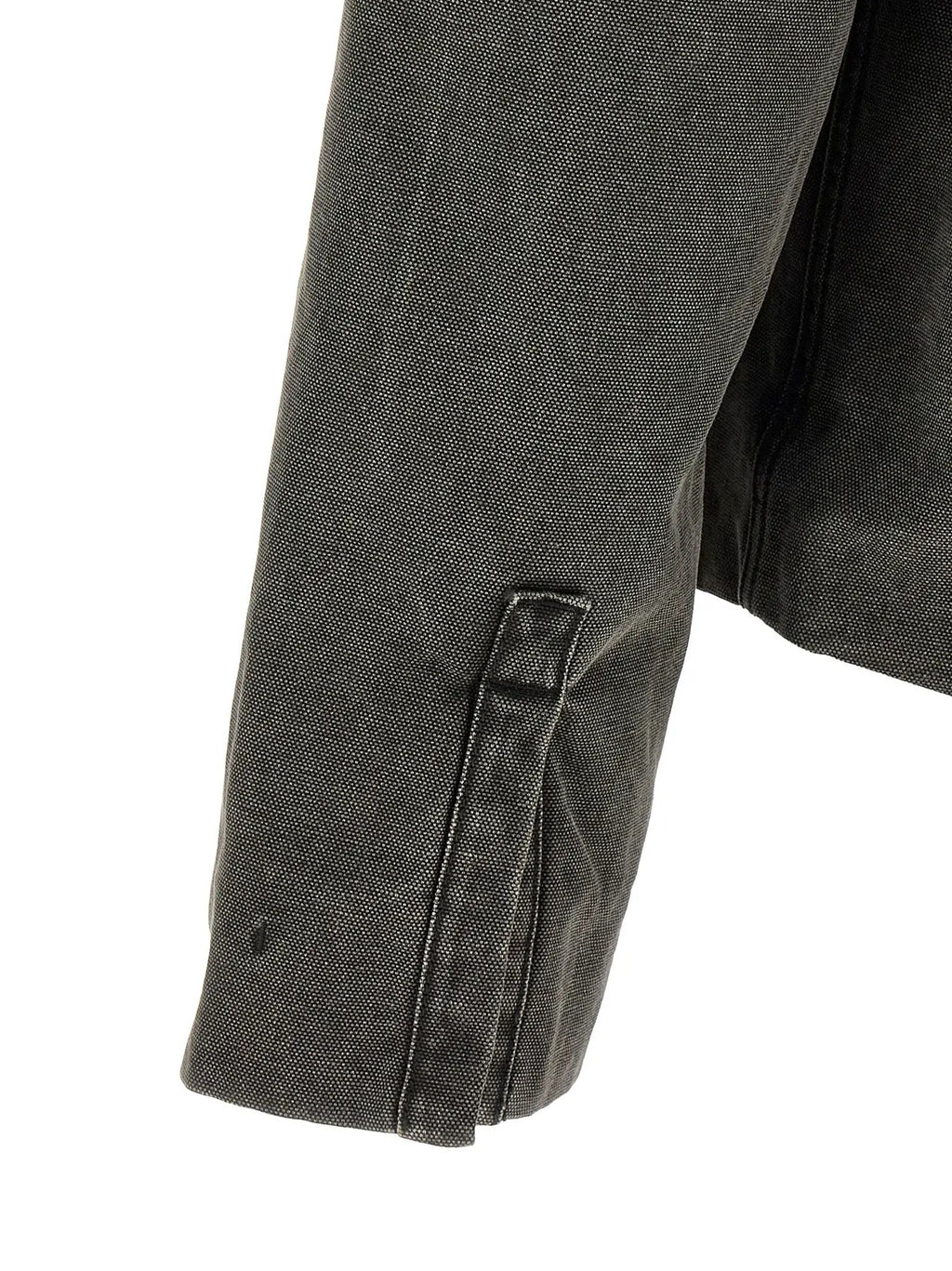 DRKSHDW Gray Cotton Full-Length Jacket