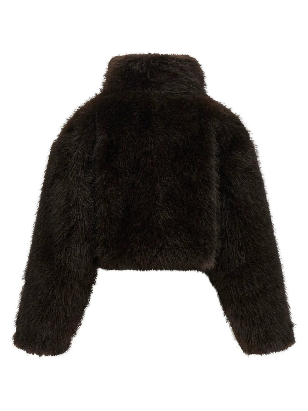 ROTATE BIRGER CHRISTENSEN Brown Polyester Coat