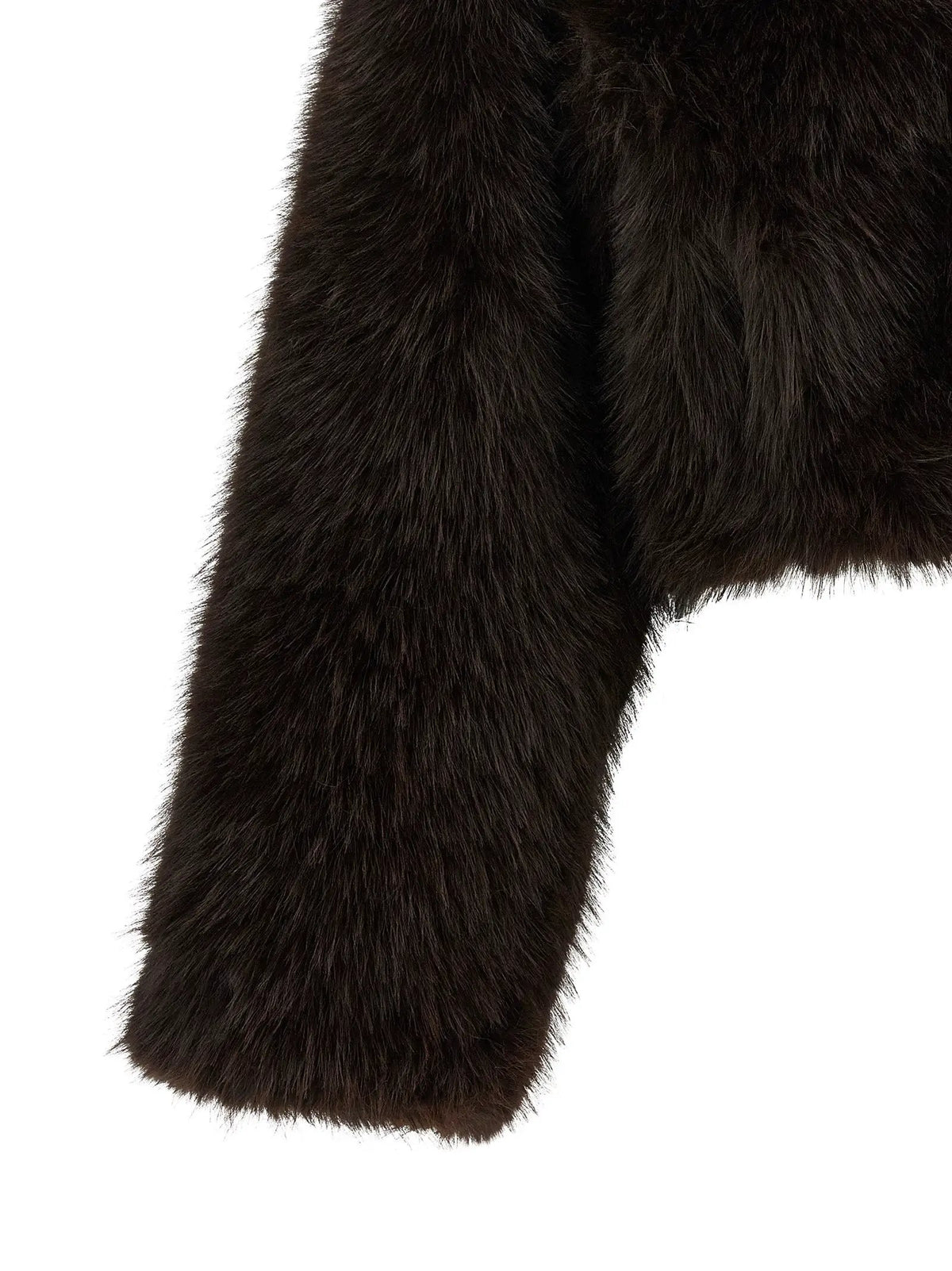 ROTATE BIRGER CHRISTENSEN Brown Polyester Coat