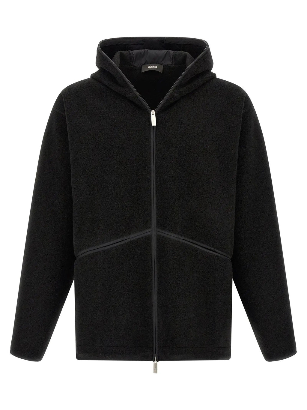 LAMINAR Black Polyester Shell Jacket