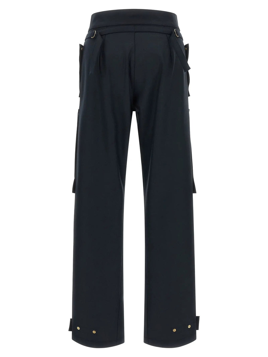 Darkpark Blue Polyester Cargo Pants