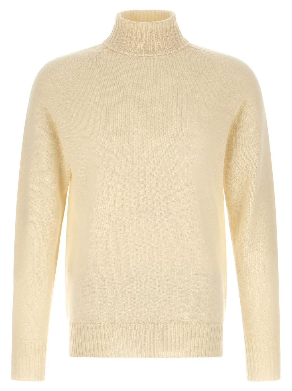 MA'RY'YA White Cashmere Cardigan